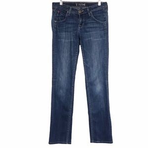 Hudson Jeans Straight Cut Low Rise Flap Pocket Medium Wash Women's Size 26